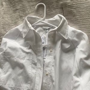 white button down